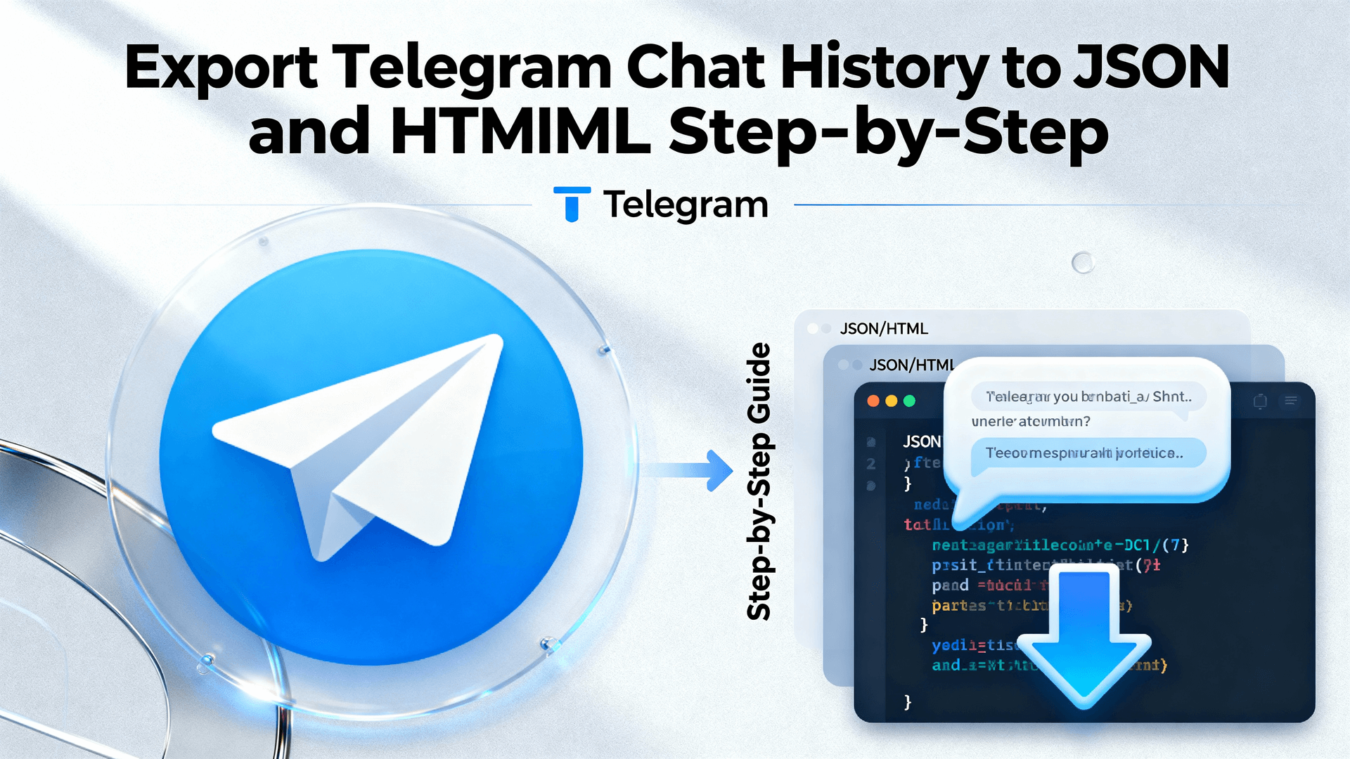 Export Telegram Chat History to JSON & HTML Step-by-Step