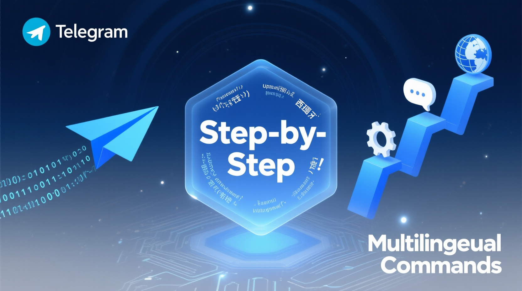 Step-by-Step Multilingual Commands
