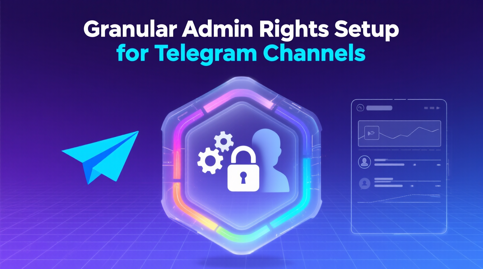 Granular Admin Rights Setup for Telegram Channels